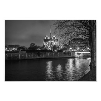 Impression Photo Notre Dame Paris sur la Seine -