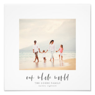 IMPRESSION PHOTO NOTRE MONDE ENTIER