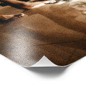 Impression Photo Notre premier Noël engagé Mariage 2024 (Coin)