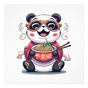 Impression Photo Nouilles de Panda