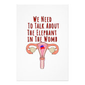 Impression Photo Nous devons parler de l'éléphant dans le ventre (Devant)