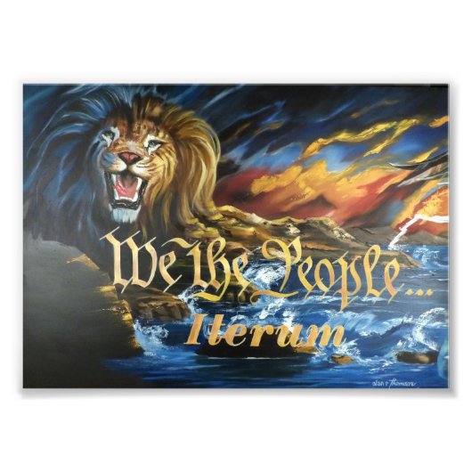 Impression Photo nous le peuple iterum lion (Devant)