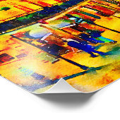 Impression Photo Nouvelle-Orléans, Quartier français, Aquarelle (Coin)