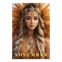 *~* NOVEMBRE AP53 Tête Topaz Pierre de naissance