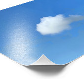 Impression Photo Nuage Solitaire  (Coin)