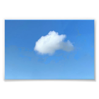 Impression Photo Nuage Solitaire