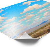 Impression Photo Nuages d'un après-midi d'été par Maynard Dixon (Coin)