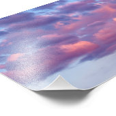 Impression Photo Nuages roses et violets (Coin)
