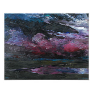 Impression Photo Nuages tumultueux en dérive Emil Nolde