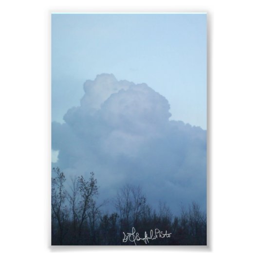 Impression Photo Nuances d'efficacité bleu (Devant)