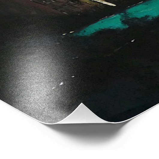 Impression Photo Nuit à Kinderdijk (Coin)