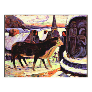 Impression Photo Nuit de Noël par Paul Gauguin