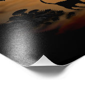 Impression Photo Nuit d'Halloween, Joyeux Halloween ! (Coin)