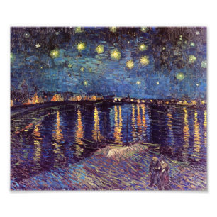 Impression Photo Nuit étoilée sur le Rhône - Van Gogh
