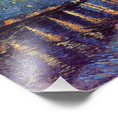 Impression Photo Nuit étoilée sur le Rhône - Van Gogh (Coin)