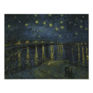 Impression Photo Nuit étoilée sur le Rhône - Van Gogh