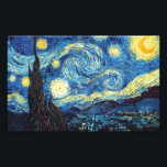 Impression Photo Nuit étoilée - Van Gogh<br><div class="desc">Un des tableaux les plus célèbres de Vincent Van Gogh. Starry Nigh est un merveilleux chef-d'oeuvre qui s'adapte parfaitement à votre maison ou à votre bureau.</div>