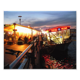 Impression Photo Nuit sur la jetée