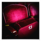 Impression Photo Numéro chanceux 13 (Devant)