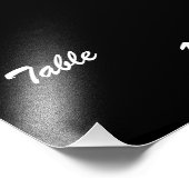 Impression Photo Numéro de table (Coin)