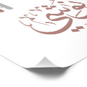 Impression Photo Nushi en calligraphie arabe, Mon nom En arabe (Coin)