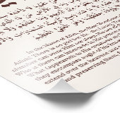 Impression Photo Nushi en calligraphie arabe, Mon nom En arabe (Coin)