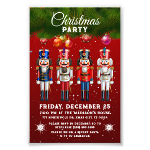 Impression Photo Nutty Nutcrackers Fête de Noël