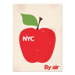 Impression Photo NYC par avion