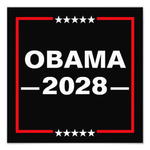 Impression Photo Obama pour le président 2028