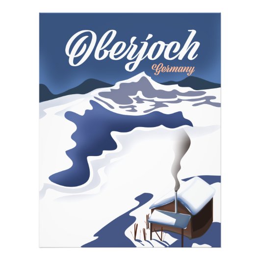 Impression Photo Oberjoch Allemagne affiche ski (Devant)
