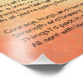 Impression Photo Obtenez bien Poem (Coin)