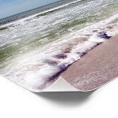 Impression Photo Ocean Waves on Pink Sandy Beach (Coin)