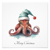 Impression Photo Octopus Christmas Joy, coutume (Devant)