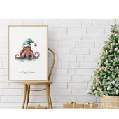Impression Photo Octopus Christmas Joy, coutume