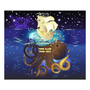 Impression Photo Octopus Huge et Caravella