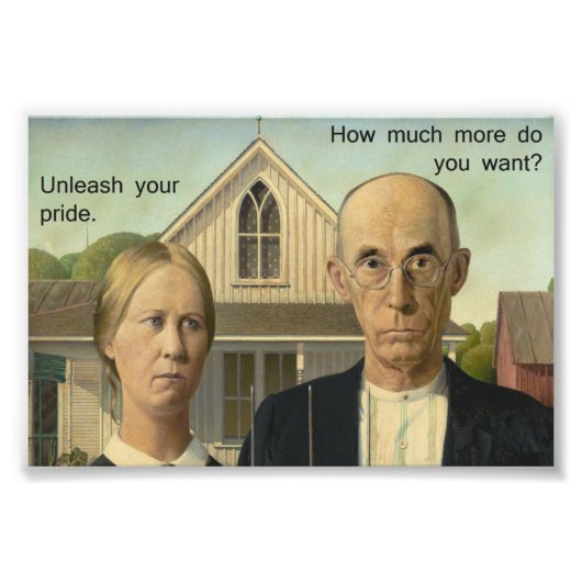 Impression Photo Octroyerait une fierté bois (Devant)