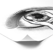 Impression Photo oeil droit - oeil droit (Coin)