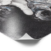 Impression Photo Oeil poisson et main Dream L'art du dessin surréal (Coin)