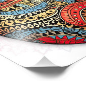 Impression Photo Oeuf de Pâques Mandala (Coin)