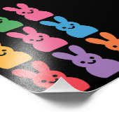 Impression Photo Oeufs de lapin de Pâques Plaid Leopard (Coin)