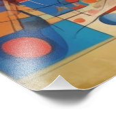 Impression Photo Oeuvre Abstraite moderne (Coin)