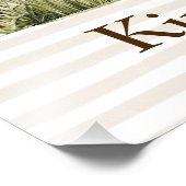 Impression Photo OEuvre d'art de la pépinière personnalisée, Lettre (Coin)