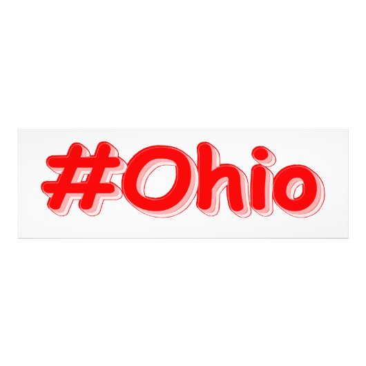 Impression Photo "#Ohio" Joli Design. Commandez dès maintenant  (Devant)