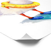 Impression Photo Oie blanche (Coin)