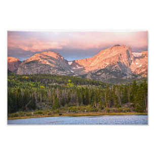 Impression Photo Oies et touristes à Sprague Lake, Colorado