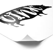 Impression Photo OINK Funky Vintage Pig (Coin)