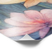 Impression Photo Oiseaux arc-en-ciel Héron bleu 1 (Coin)