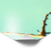 Impression Photo Oiseaux rouges et fleurs de cerisiers (Coin)