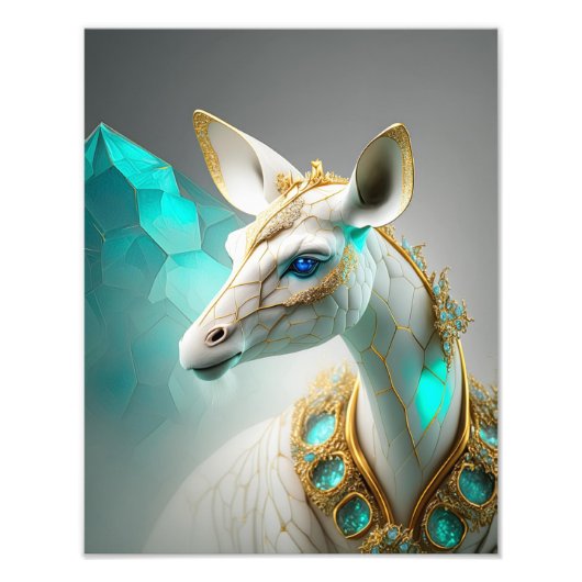 Impression Photo OKAPI MOTU Forrest Giraffe Island Lemuria (Devant)