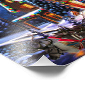 Impression Photo Old Man Santa Claus and Reindeer (Coin)